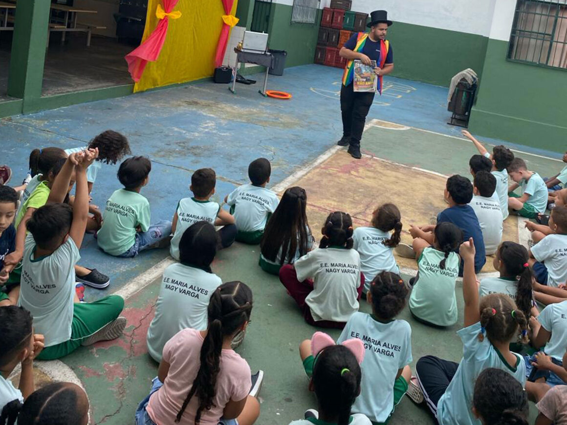 Mágica na escola