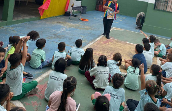 Mágica na escola